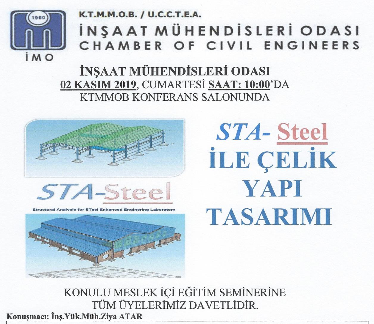 STA-Steel ile Çelik Yapı Tasarımı Semineri